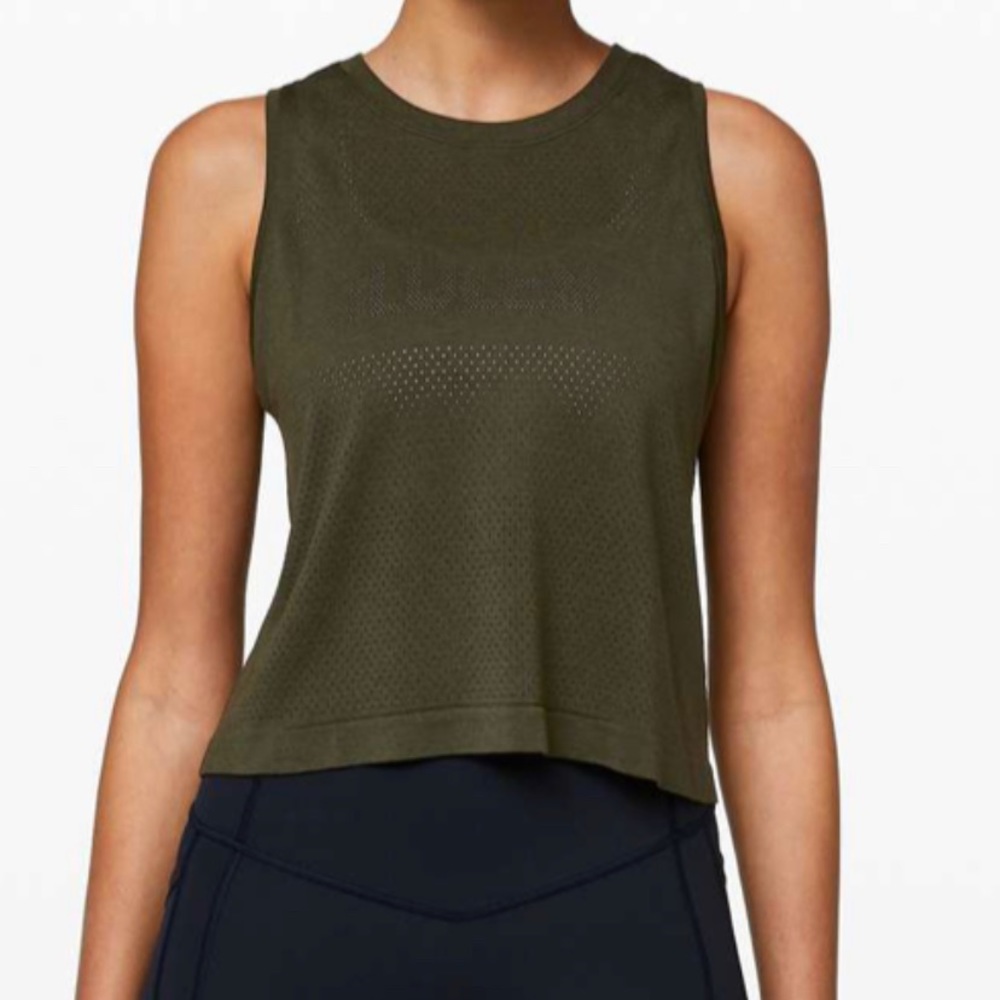 Lululemon Breeze by Muscle Crop Tank